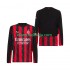 Camisola AC Milan Homem Equipamento Primeiro 2025-2026 Manga Comprida